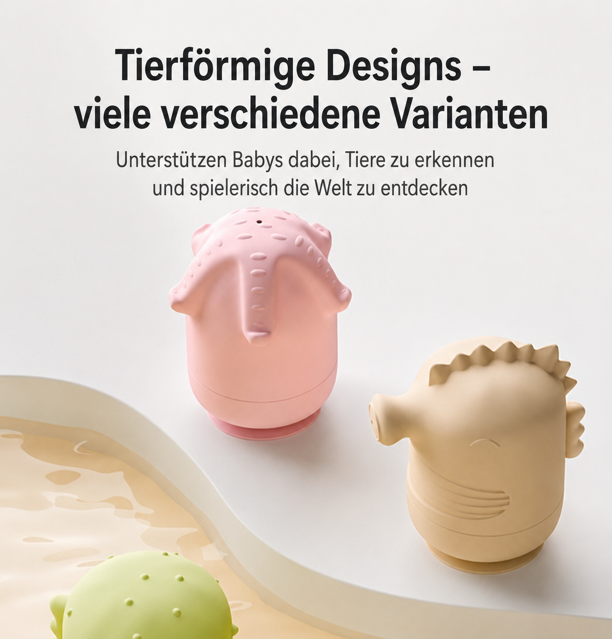 Badespielzeug spritzende Wassertiere 5-tlg.
