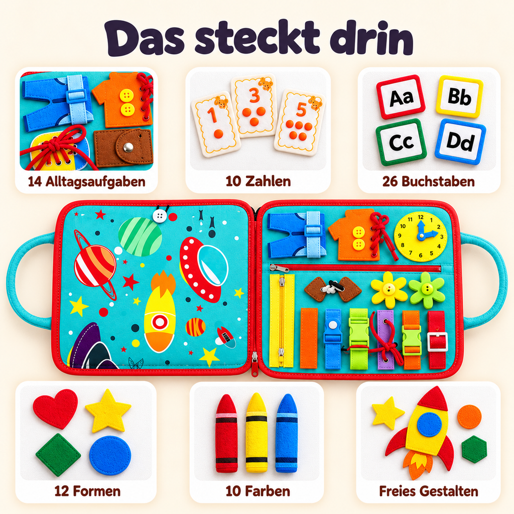 Montessori Spiel und Lern Buch