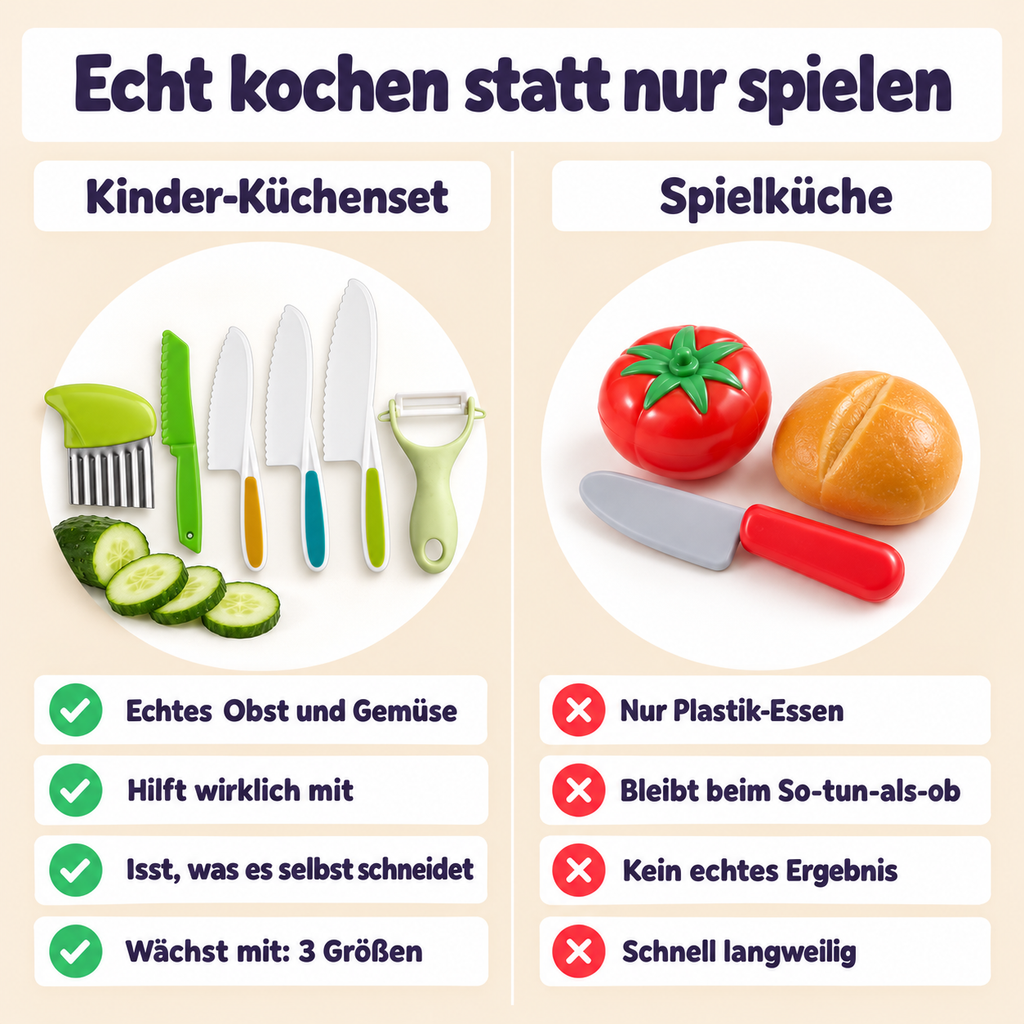 Sicheres Küchenset für Kinder