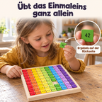 Einmaleins-Holztafel