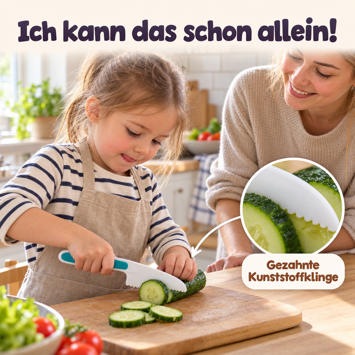 Sicheres Küchenset für Kinder