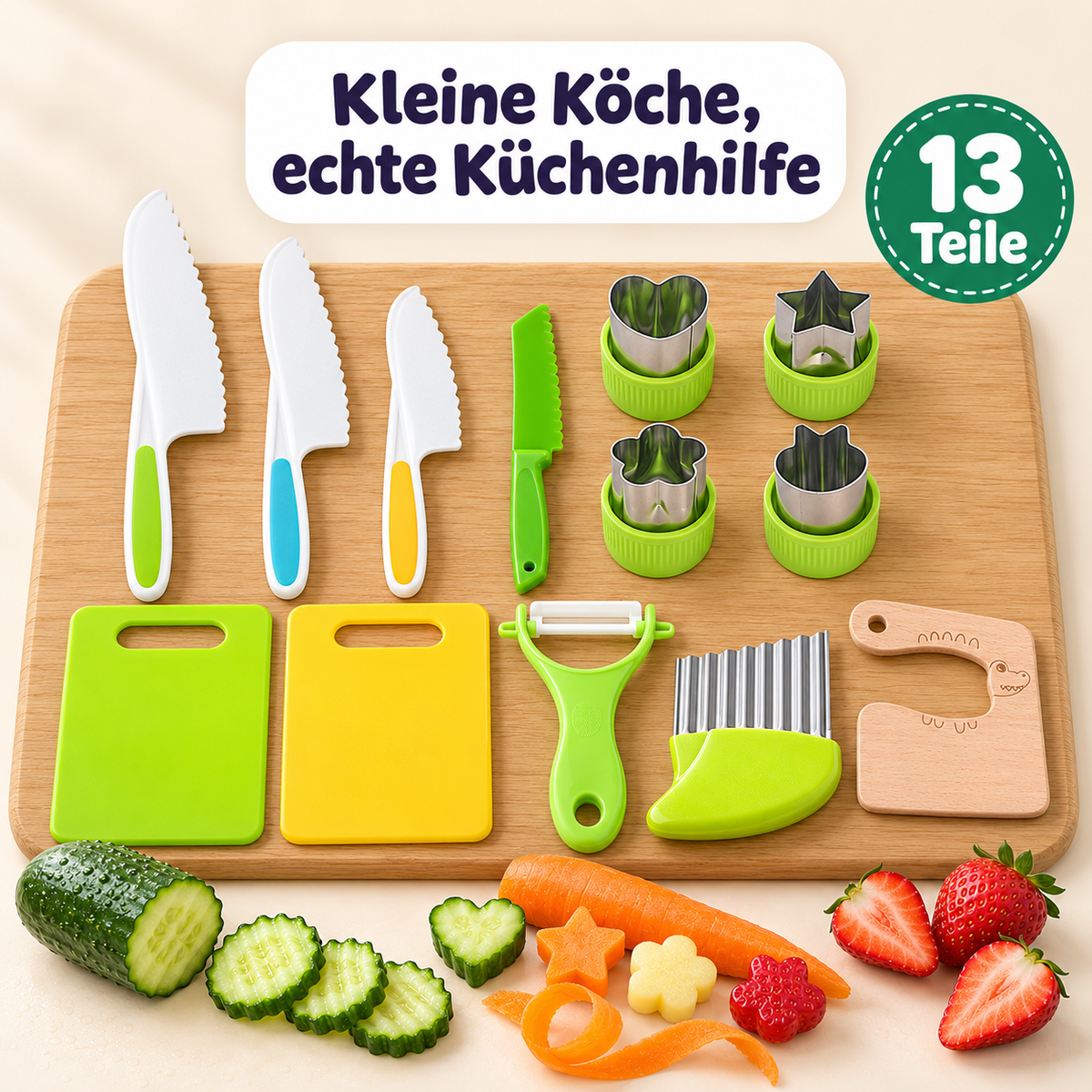Sicheres Küchenset für Kinder