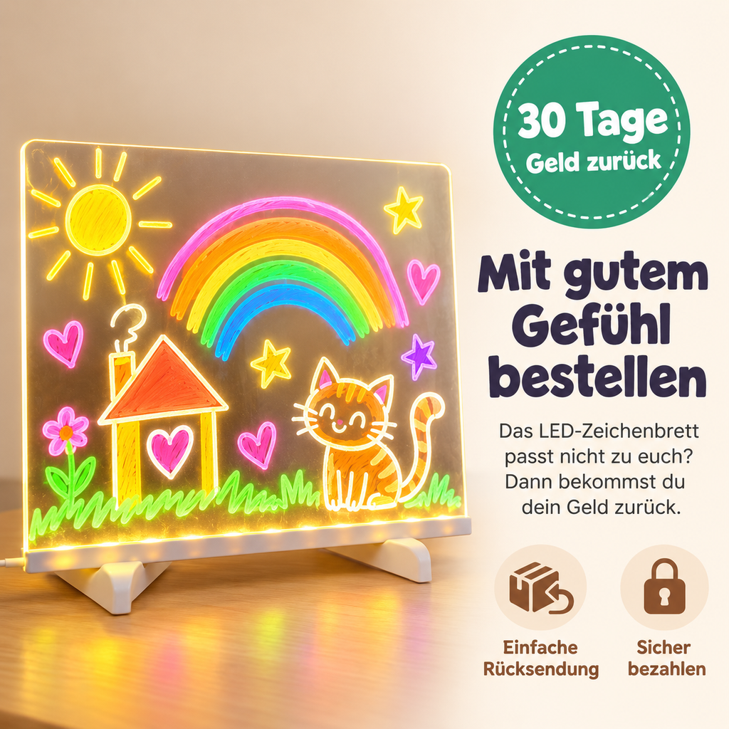 Magisches LED Zeichenbrett für Kinder