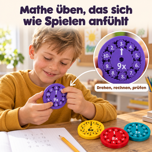 Mathe Fidget Spinner - Spielerisch Mathe Lernen