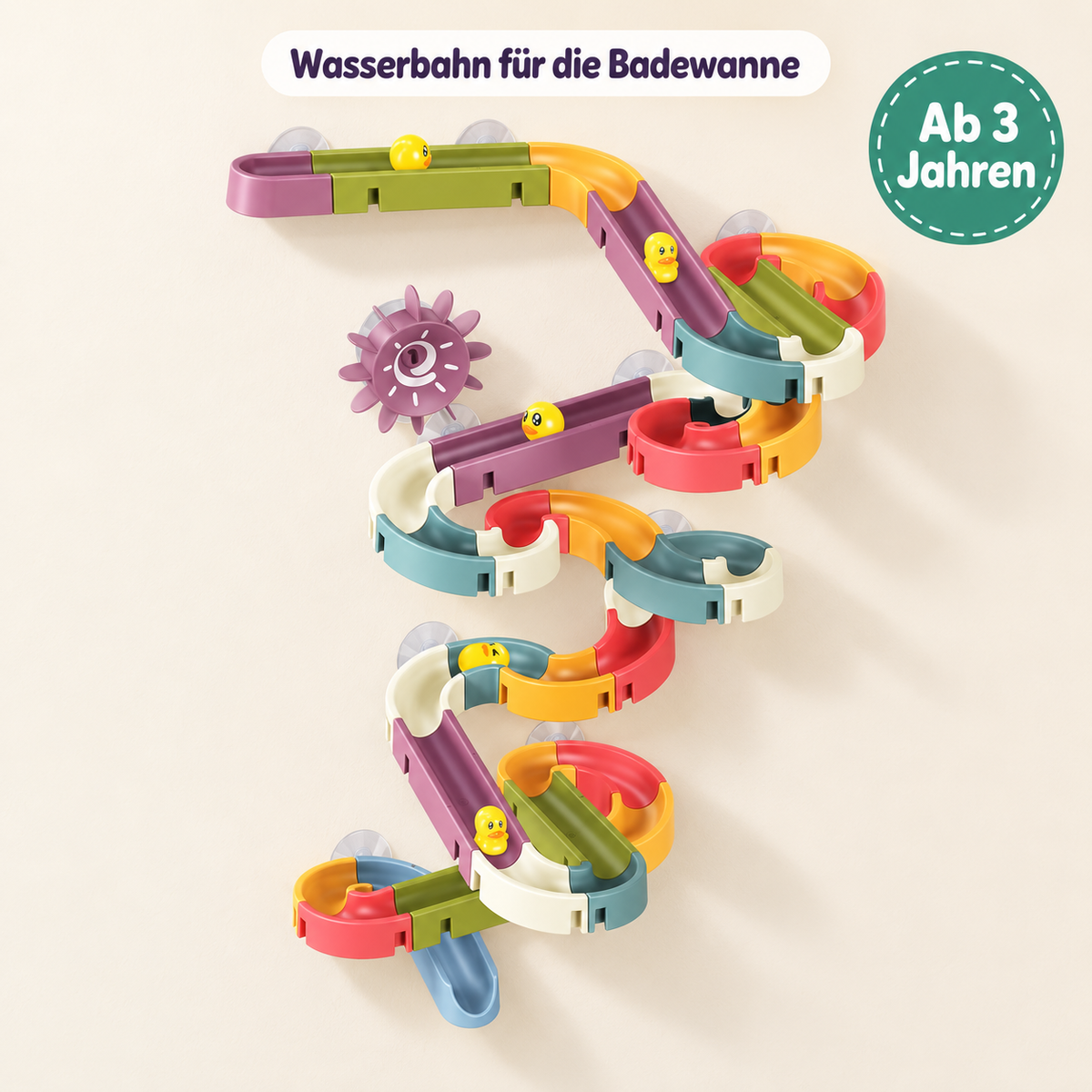 Wasserbahn für die Badewanne – Badespaß ab 3 Jahren