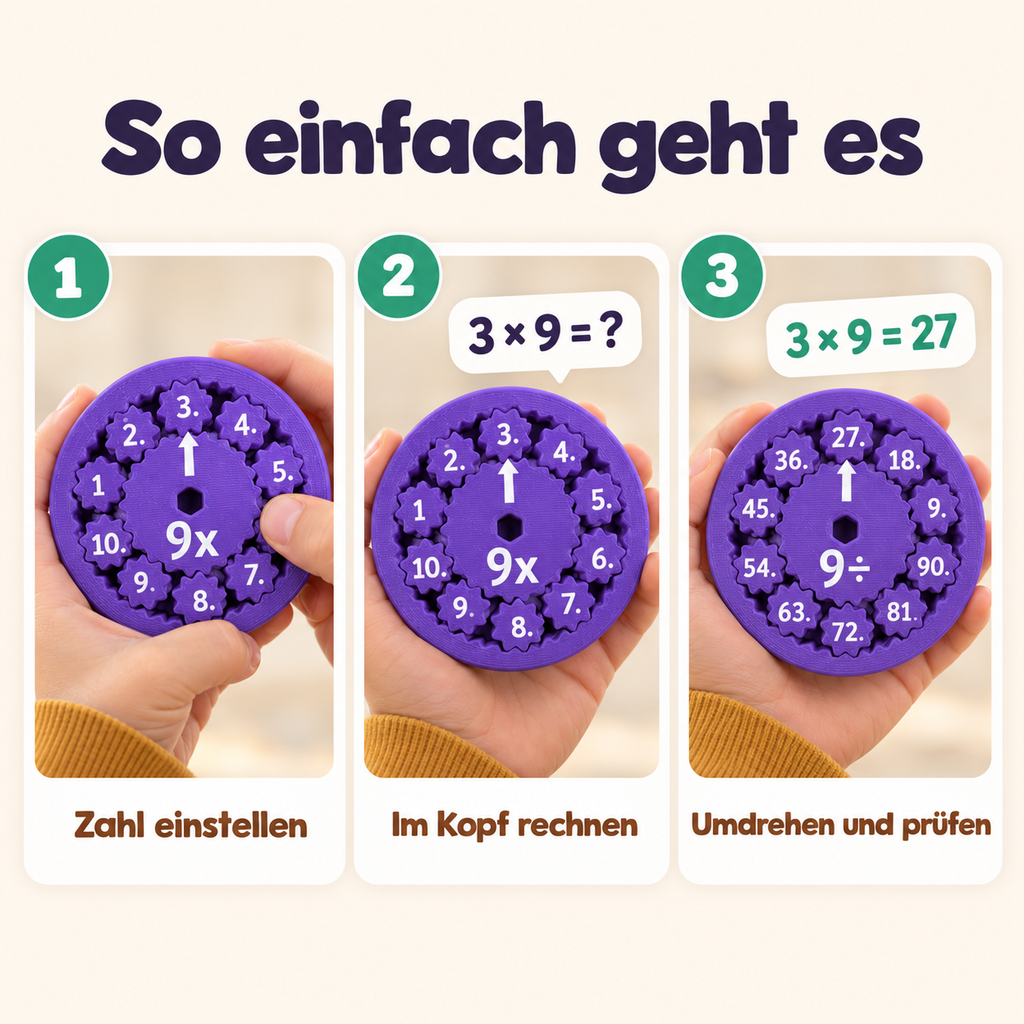 Mathe Fidget Spinner - Spielerisch Mathe Lernen