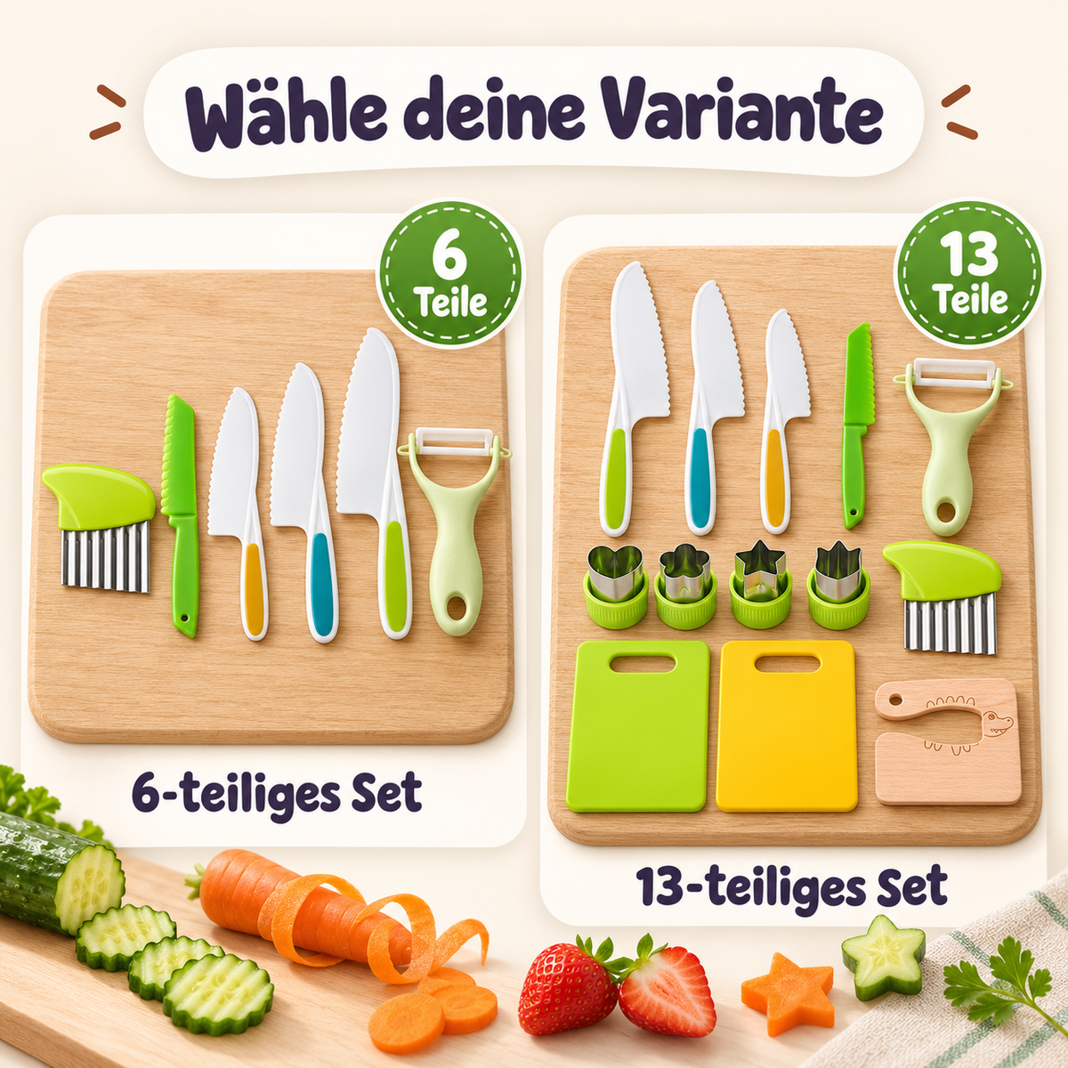 Sicheres Küchenset für Kinder